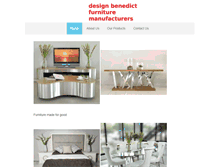 Tablet Screenshot of designbenedict.co.za